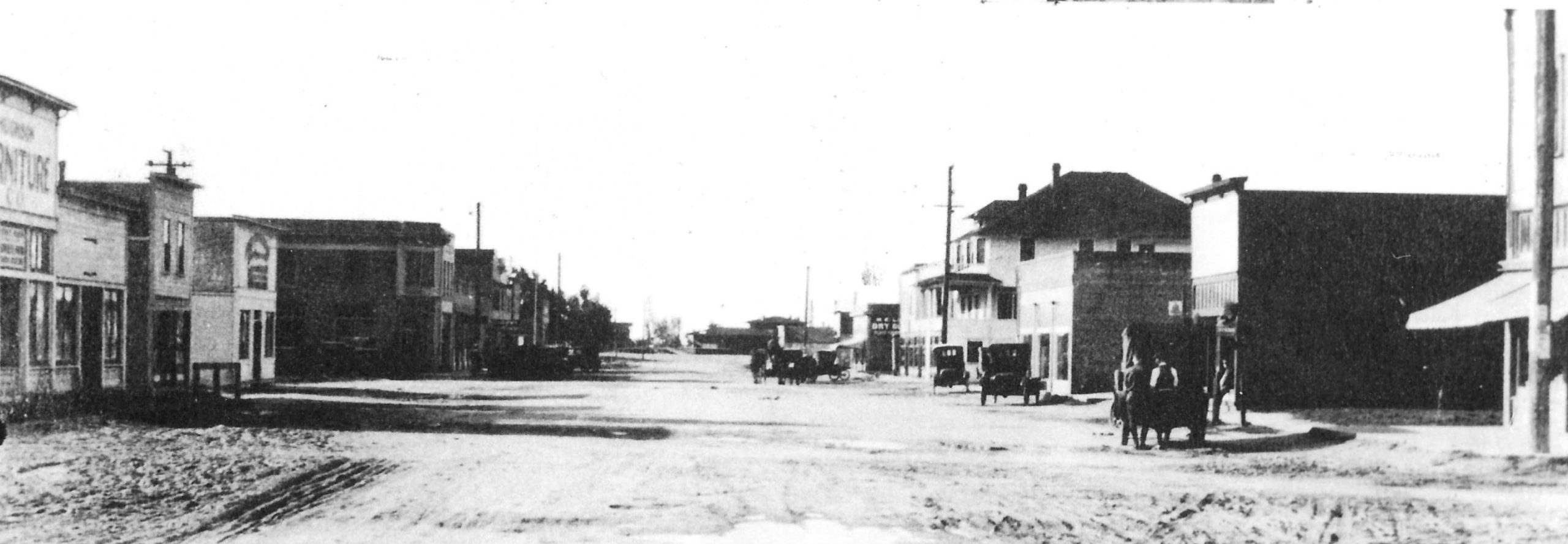 Hughson Main Street in the 1920s